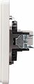 Kranz KR-78-0724-1 Розетка ROUND компьютерная RJ45 кат6 с/у перламутр KRANZ