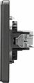 Kranz KR-78-0724-2 Розетка ROUND компьютерная RJ45 кат6 с/у титан KRANZ