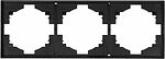 Kranz KR-78-0753-5 Рамка STRONG 3-постовая антрацит KRANZ