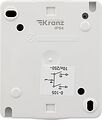 Kranz KR-78-0832 Выключатель двухклавишный INDUSTRIAL IP54 о/у, белый KRANZ