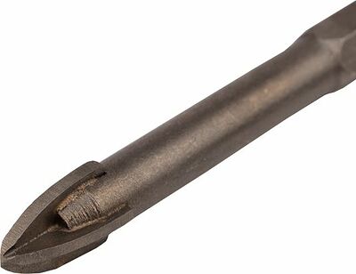 Kranz KR-91-0650 Сверло по стеклу и керамике 8 мм, 4 грани, шестигранный хвостовик Kranz