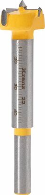 Kranz KR-91-0788 Сверло Форстнера по дереву, 22мм, цилиндрический хвостовик KRANZ