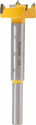 Kranz KR-91-0789 Сверло Форстнера по дереву, 25мм, цилиндрический хвостовик KRANZ