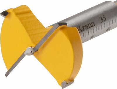 Kranz KR-91-0791 Сверло Форстнера по дереву, 35мм, цилиндрический хвостовик KRANZ