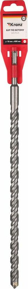 Kranz KR-91-0845 Бур по бетону 18x400x340мм, SDS PLUS KRANZ