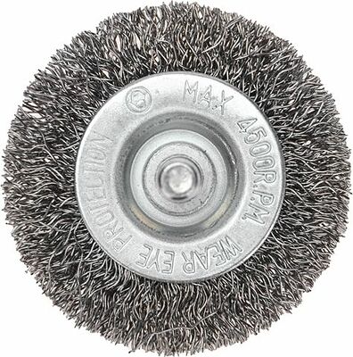 Kranz KR-91-1244 Щетка дисковая для дрели, витая стальная проволока, 50мм KRANZ