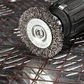 Kranz KR-91-1244 Щетка дисковая для дрели, витая стальная проволока, 50мм KRANZ Kranz KR-91-1244 Щетка дисковая для дрели, витая стальная проволока, 50мм KRANZ