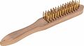 Kranz KR-91-1258 Щетка по металлу с деревянной ручкой, 5 рядов, 280мм KRANZ