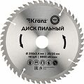 Kranz KR-92-0118 Диск пильный 200 мм х 48 зуб х 30/20 мм KRANZ