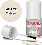 KUDO KU-70215 автоэмаль ремонтная с кисточкой LADA 215 «Сафари», 15 мл