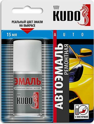KUDO KU-70347 автоэмаль ремонтная с кисточкой LADA 347 «Золото инков» (перламутровый металлик), 15 мл