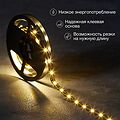 LAMPER 141-2004 Лента светодиодная 5В, SMD2835, 4,8Вт/м, 60 LED/м, 2700K, 8мм, 3м, с USB коннектором, черная, IP20 LAMPER