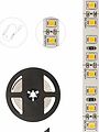 LAMPER 141-396 Лента светодиодная 12В, SMD2835, 9,6Вт/м, 120 LED/м, 3000K, 8мм, 5м, IP20 LAMPER