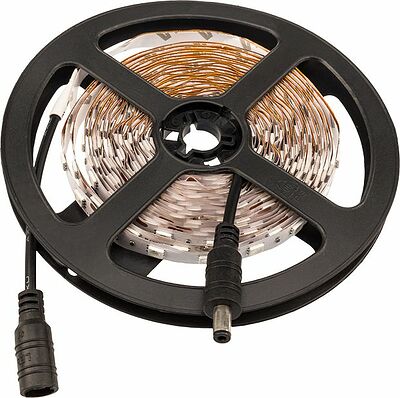 LAMPER 141-462 LED лента 5м открытая, 10 мм, IP23, SMD 5050, 60 LED/m, 12 V, цвет свечения желтый LAMPER