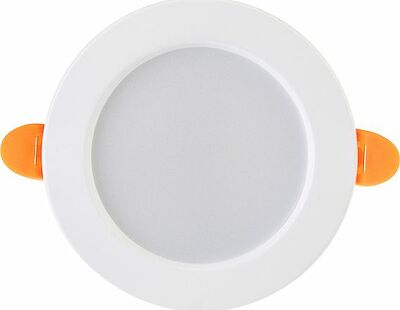 LAMPER 606-1006 Панель светодиодная встраиваемая круглая 9Вт 230В 4000К 630Лм 118мм белая IP20 LAMPER