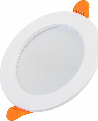 LAMPER 606-1007 Панель светодиодная встраиваемая круглая 9Вт 230В 6500К 630Лм 118мм белая IP20 LAMPER