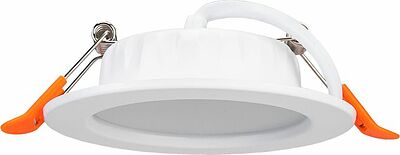 LAMPER 606-1007 Панель светодиодная встраиваемая круглая 9Вт 230В 6500К 630Лм 118мм белая IP20 LAMPER