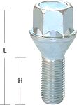Bimecc Болт M12x1,25 (52/ 28) hex17 конус цинк (ИТАЛИЯ) C17B28 BC OGS148716