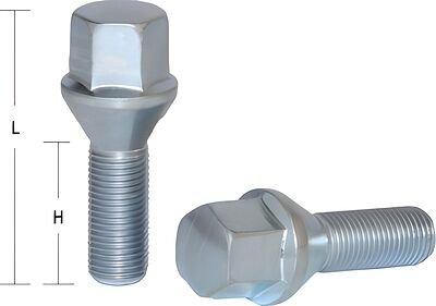 LS Болт M12x1,25 (50/ 23) hex17 конус цинк (КИТАЙ) JN-801 OGS153316