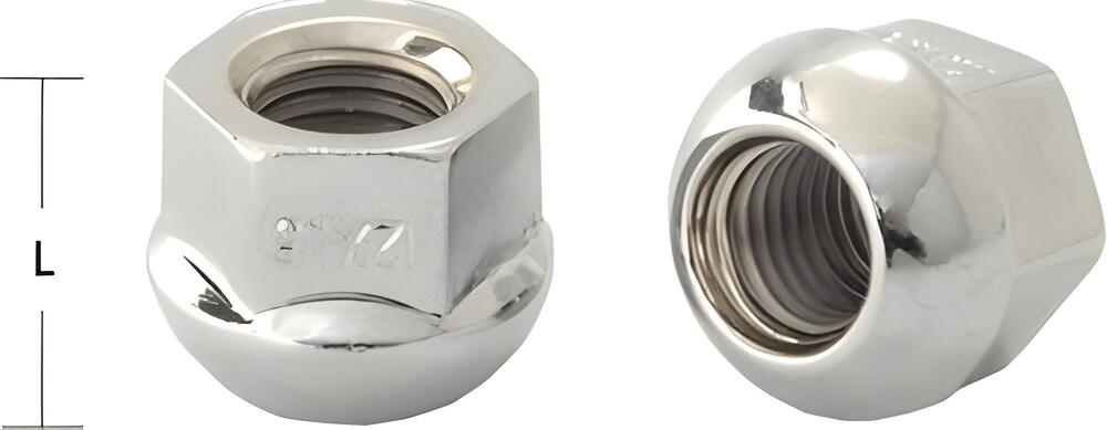 LS Гайка M12x1,5 (20) hex19 сфера R12, открытая CH (КИТАЙ) 221S OGS153535
