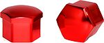 LS Комплект пластиковых колпачков hex17, blister 20+1, RED, JN-9566 LS S034620