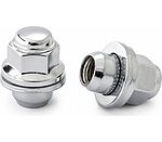 LS Slik H-98-0002 гайка M12×1,5, CH21, высота 35 мм, закрытая, прессшайба, хром