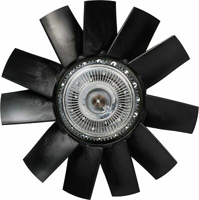 Luzar LVC 0327 вязкостная муфта вентилятора с крыльчаткой для ГАЗель Next с двигателем УМЗ-А274 EvoTech 2.7
