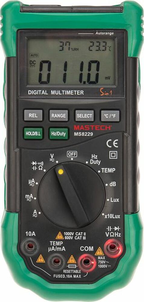 Mastech 13-2029 Профессиональный мультиметр 5 в 1 MS8229 MASTECH