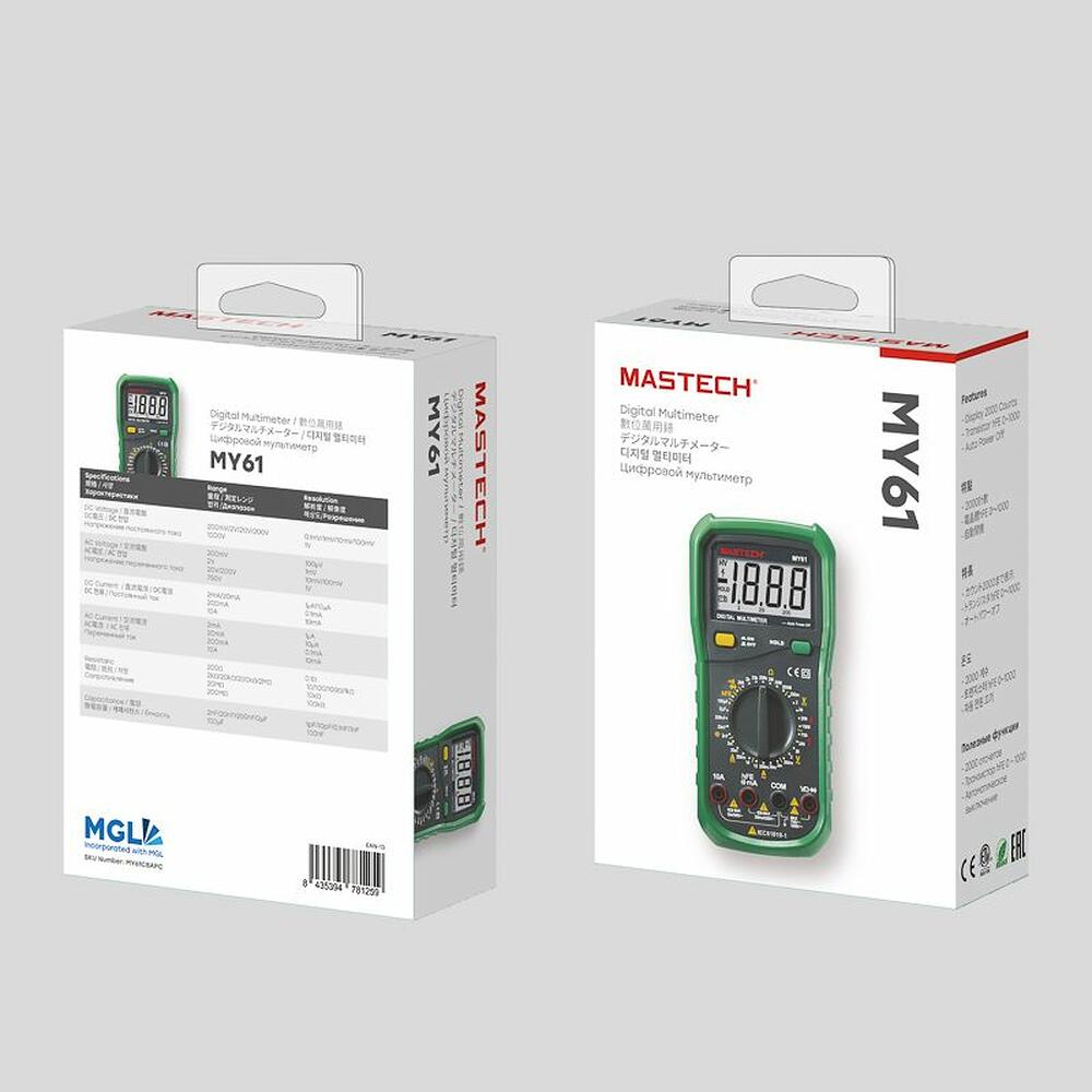 Mastech 13-2053 Универсальный мультиметр MY61N MASTECH