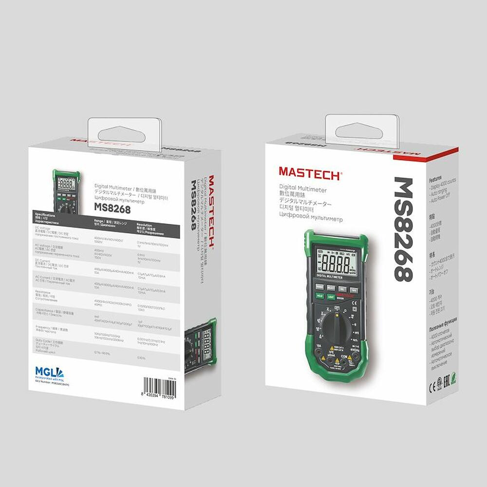 Mastech 13-2068 Профессиональный мультиметр MS8268 MASTECH