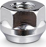 Matrix 400045 Cr гайка M12×1,5×18, CH19, открытая, конус 60°, хром