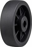 Колесо полипропиленовое MP Plast 2.50Ax6 35x71, чёрное