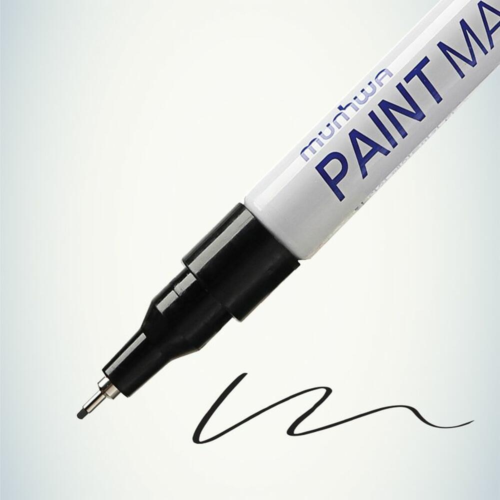 MunHwa 08-7201 Маркер-краска Extra Fine Paint Marker 1мм, нитрооснова, черный MunHwa
