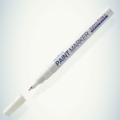 MunHwa 08-7205 Маркер-краска Extra Fine Paint Marker 1мм, нитрооснова, белый MunHwa