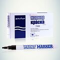 MunHwa 08-7401 Маркер-краска Slim 2мм, нитрооснова, черный MunHwa