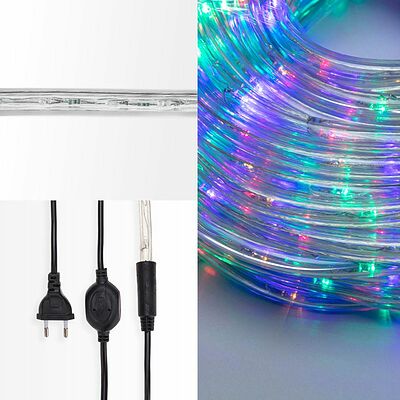 NEON-NIGHT 121-329-10 Дюралайт LED фиксинг (2W), 24 LED/м, мульти (RYGB), 10 м