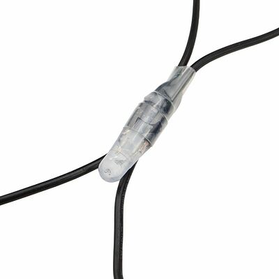 NEON-NIGHT 215-026 Гирлянда светодиодная Сеть 2х1,5м 288 LED ТЕПЛЫЙ БЕЛЫЙ черный ПВХ IP65 свечение с динамикой блок в комплекте NEON-NIGHT 