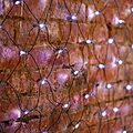NEON-NIGHT 215-031 Гирлянда светодиодная Сеть 2,5х2,5м 432 LED БЕЛЫЙ черный ПВХ IP65 свечение с динамикой 230В контроллер в комплекте NEON-NIGHT 