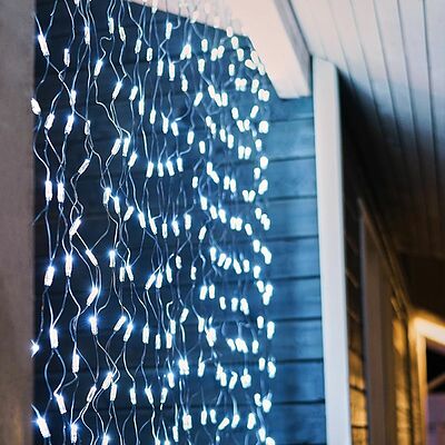 NEON-NIGHT 215-031 Гирлянда светодиодная Сеть 2,5х2,5м 432 LED БЕЛЫЙ черный ПВХ IP65 свечение с динамикой 230В контроллер в комплекте NEON-NIGHT 