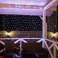 NEON-NIGHT 215-033 Гирлянда светодиодная Сеть 2,5х2,5м 432 LED КРАСНЫЙ/СИНИЙ черный ПВХ IP65 свечение с динамикой 230В контроллер в комплекте NEON-NIGHT 