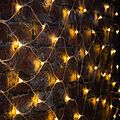 NEON-NIGHT 215-046 Гирлянда светодиодная Сеть 2х1,5м 288 LED ТЕПЛЫЙ БЕЛЫЙ прозрачный ПВХ IP65 свечение с динамикой 230В блок в комплекте NEON-NIGHT 
