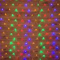 NEON-NIGHT 215-109 Гирлянда Сеть 1,5х1,5м, прозрачный ПВХ, 96 LED Мультиколор