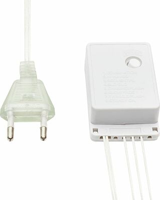 NEON-NIGHT 215-125 Гирлянда Сеть 1,5х1,5м, прозрачный ПВХ, 150 LED Белые