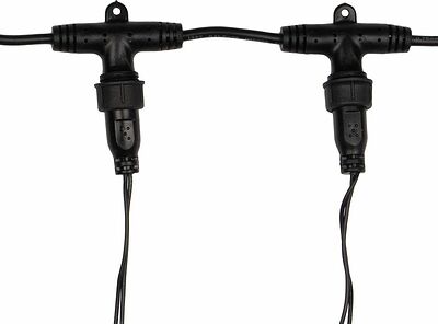 NEON-NIGHT 235-201 Гирлянда светодиодная Занавес 2х3м 600 LED БЕЛЫЙ черный ПВХ IP65 эффект мерцания 230В нужен блок 303-500 NEON-NIGHT