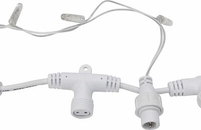 NEON-NIGHT 235-385 Гирлянда Занавес 2х6м 768 LED БЕЛЫЙ прозрачный ПВХ IP65 эффект мерцания 230В нужен блок 303-500-1