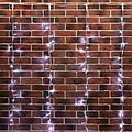 NEON-NIGHT 235-435 Гирлянда светодиодная Занавес 2х3м 240 LED БЕЛЫЙ прозрачный ПВХ IP65 эффект водопада 24В не соединяется трансформатор в комплекте NEON-NIGHT