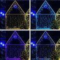 NEON-NIGHT 245-409 Гирлянда светодиодная Нить 10м 100 LED RGB прозрачный ПВХ IP65 свечение с динамикой 230В соединяется NEON-NIGHT нужен контроллер 245-908