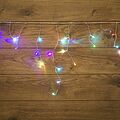 NEON-NIGHT 255-009 Гирлянда Бахрома (Айсикл), 1,8х0,5м, 48 LED RGB, прозрачный ПВХ, IP20, быстрая смена цвета, 230В, не соединяется