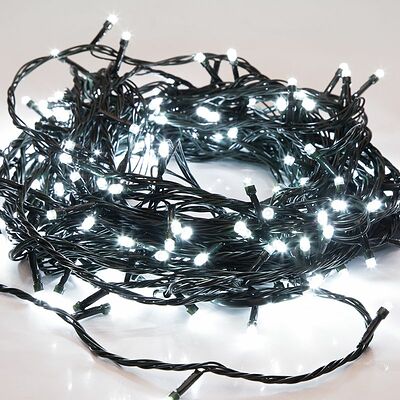 NEON-NIGHT 303-025 Гирлянда Твинкл Лайт 6 м, темно-зеленый ПВХ, 40 LED, цвет белый
