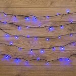 NEON-NIGHT 303-053 Гирлянда Твинкл Лайт 15 м, темно-зеленый ПВХ, 120 LED, цвет синий